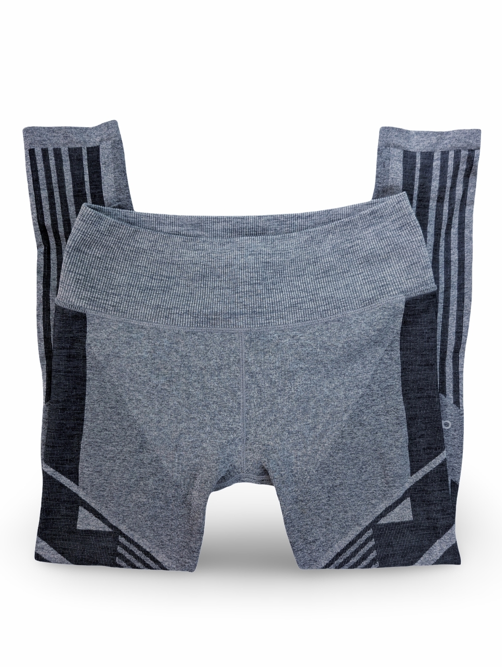 EUC Alo Yoga 7/8 High Waist Seamless Tempo Leggings in anthracite heather Size M - Picture 3 of 6